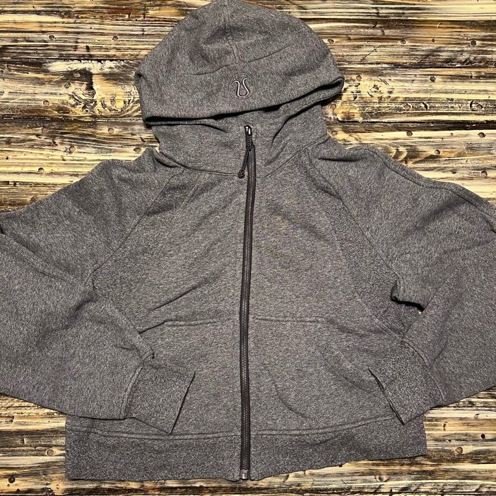 Lululemon Scuba Full Zip - Heathered Speckled Black